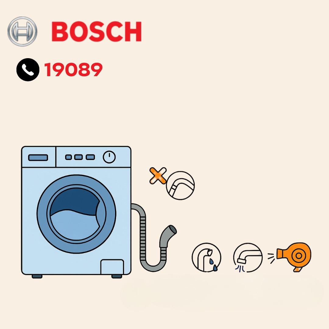 فحص خرطوم تصريف الغسالة فحص خرطوم تصريف الغسالة