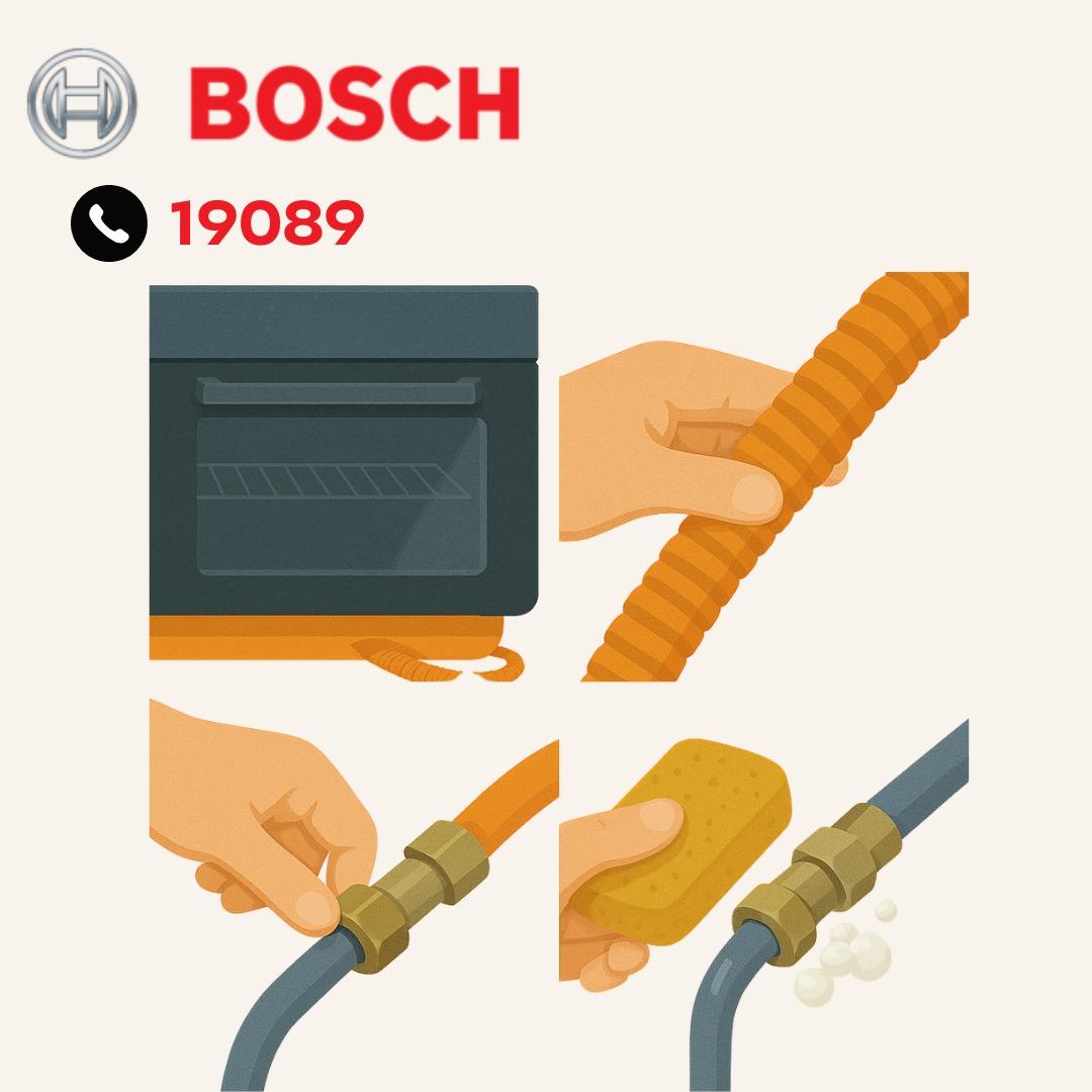 فحص وصلة الغاز والخرطوم فحص وصلة الغاز والخرطوم